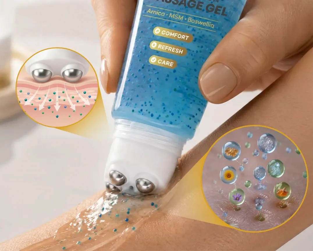 Plant and mineral ingredients in Kinzeno gel